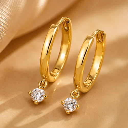 Ohrringe gold creloen - ohrringe,