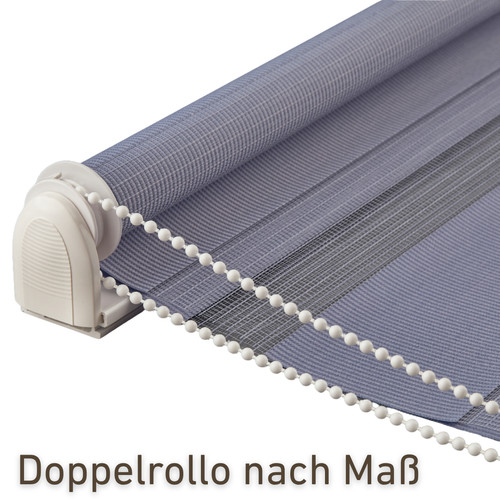 Doppelrollo nach maß klemmfix - doppelrollo,