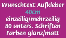 Wunschtext Aufkleber Auto