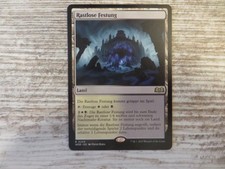 1x Restless Fortress - Wilds of Eldraine - NM - German - MTG Dual Land