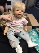 Sammler-Puppe von Doris Stannat, 2006, limitiert Nr. 066/1750 – ca. 60 cm