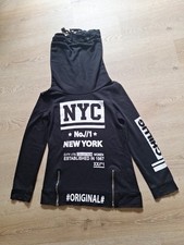 Mister*Lady Sweat-Pullover Gr. S (36/38)  schwarz/weiß New York-Print Blind Date