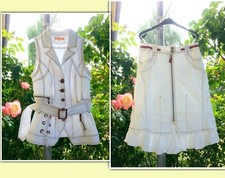 BIBA by ESCADA Anzug mit einem sportlichen Touch, Gr.36/38, weiß, NEUwertig!