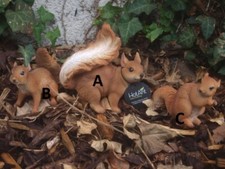 Eichhörnchen deko figur - eichhörnchen,