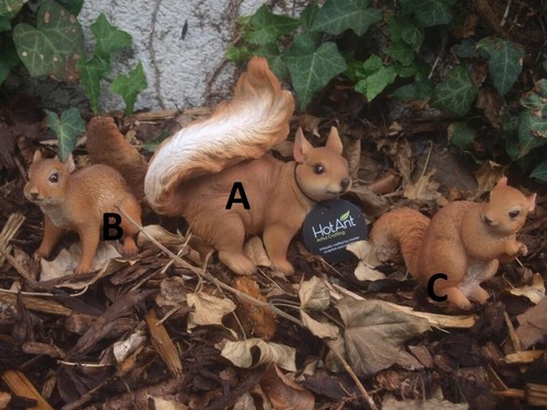 Eichhörnchen deko figur - eichhörnchen,