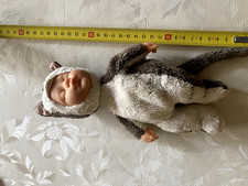 Anne Geddes Baby Puppe Kitten Kätzchen Katze Soft Body 