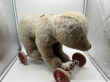 Antiker Steiff Knurrbär auf