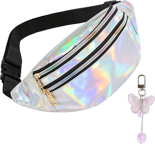 Bauchtasche silber metallic - bauchtasche,