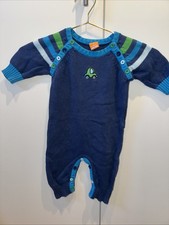 Onesie • Strickanzug • PUSBLU • Blau • 62