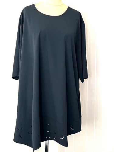 Damen oberteil tunika schwarz - damen,