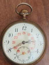 Antike Taschenuhr Campo Watch 800 Silber Schweiz ca. 1915 läuft Handaufzug