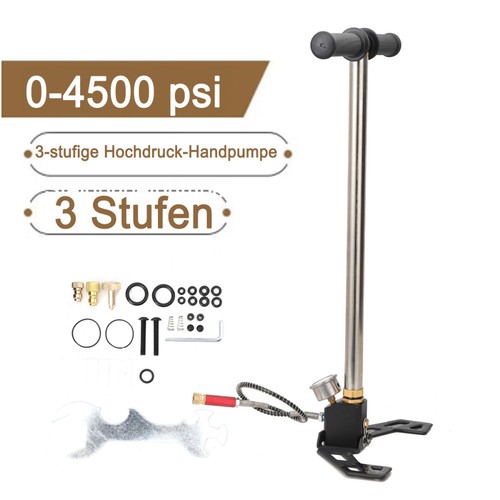 Stufige hochdruck handpumpe - 3-stufige, hochdruck-handpumpe