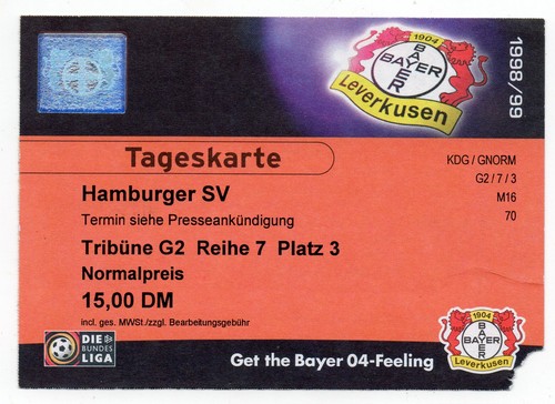 Ticket bayer leverkusen - bl,