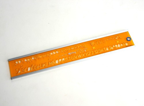 Schriftschablone rotring