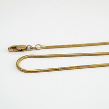 Kette Schlangenkette Schlange in 585/ -14k. Gelbgold ca. 45 cm, 1,5 mm -419