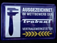 Blechschild Trabant
