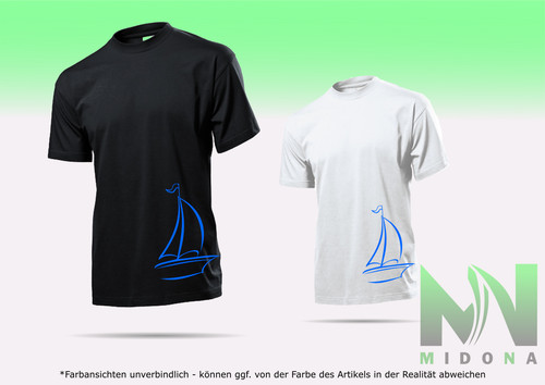 Fun shirt segelboot meer - fun,