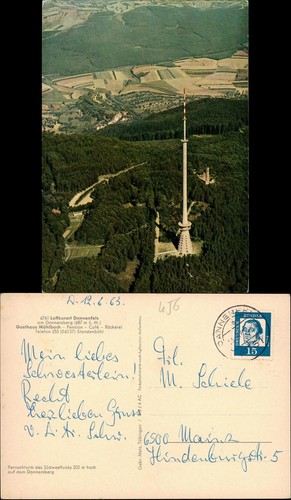 Ansichtskarte dannenfels - ansichtskarte,