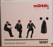 Märklin 56407,  Spur 1 / Maßstab 1:32, Figurengruppe: Bahnarbeiter, sitzend