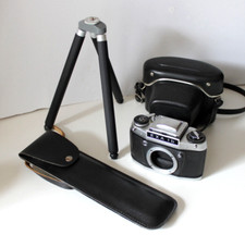 Kamera Ihagee EXA 1b Body mit Sportsucher , Tasche und Ines ILM Stativ (#937)