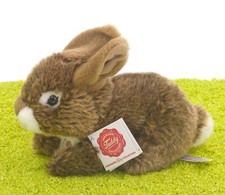 Teddy Hermann Plüschtier Hase sitzend braun 19 cm