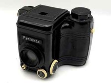 VEB Perfekta Bakelit mit Achromat 1:7.7 80mm Boxkamera Rollfilm Analogkamera