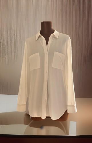 Oui long bluse - bluse, weiß