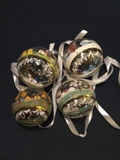 4 Glaskugeln zum Aufhängen