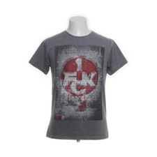 1.FC Kaiserslautern, T-shirt, Größe: M, Grau, Baumwolle/Polyester, Print #wok