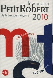 Nouveau petit robert - nouveau, la