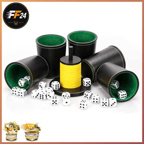 Schocken set würfelbecher - set, 5