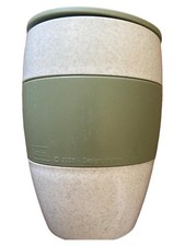 Koziol AROMA TO GO Thermobecher Isolierbecher Beige Grün 350ml Praktisch Modern