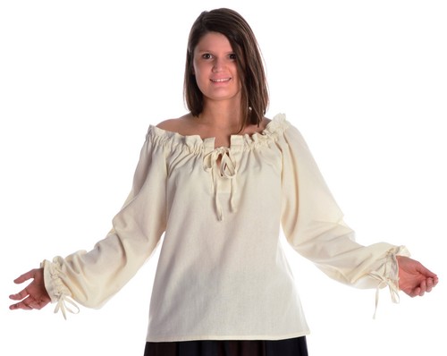 Mittelalter bluse gotelinde - bluse,