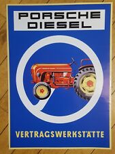 Porsche Diesel Oldtimer Schlepper Trecker Traktor Aufkleber Reklame Qualität gut