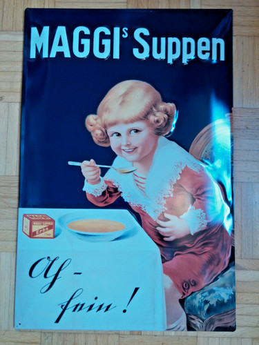 Maggi retro blechschild maggis - maggi,