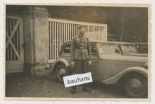 Foto Wehrmacht PKW Soldat 2.WK