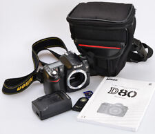 Nikon D80 10,2MP Digitalkamera  ⭐ Body - nur Gehäuse ⭐ Zubehörpaket ⭐ (5468)