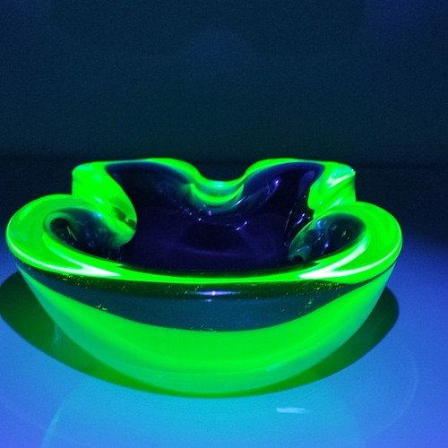 Muranoglas schale aschenbecher - muranoglas,