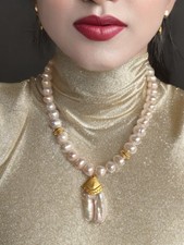 Designer Kette Barock Perlen