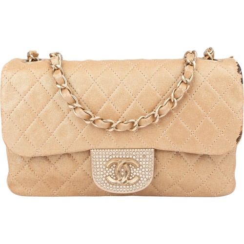 Chanel quilted pearl single - cc,