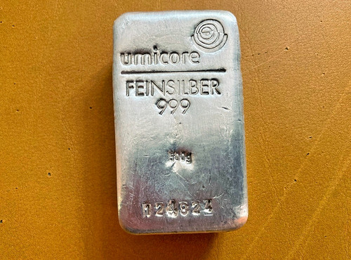 Silberbarren 500g umicore - -,