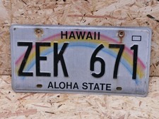 NUMMERNSCHILD USA  HAWAII -
