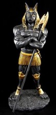Anubis Figur als Krieger -