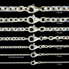 Massive 925 Silberkette