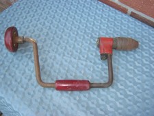 Handbohrmaschine Handbohrer Brustbohrer Brustleier alt antik Firma Genko