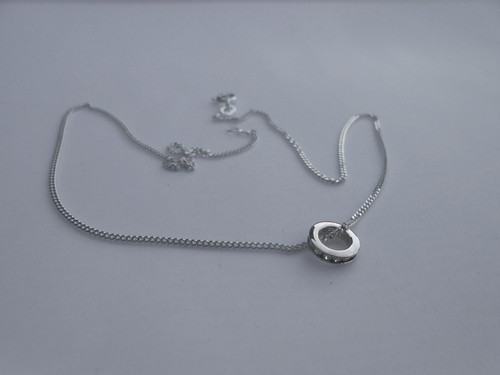 Taufring zirkonia kette - zirkonia, &