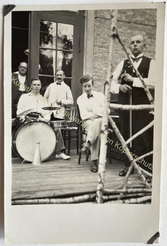 Orig foto 1930 musik - orig., um