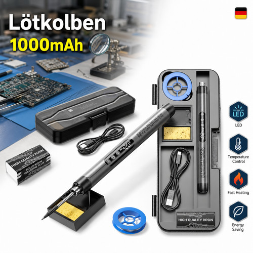 Mini akku lötkolben set - mini,