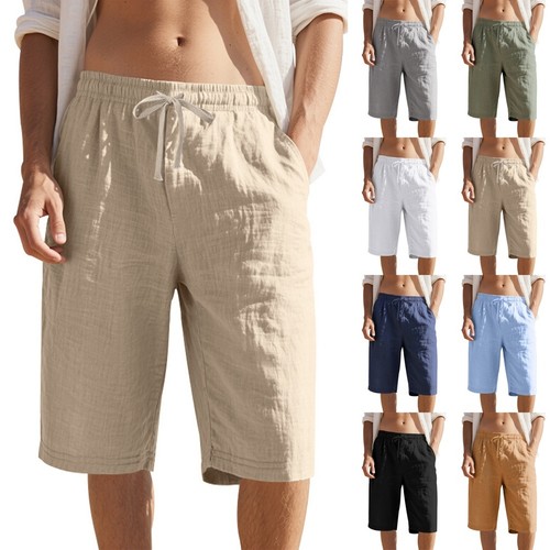 Leinen shorts herren 4 - leinen,