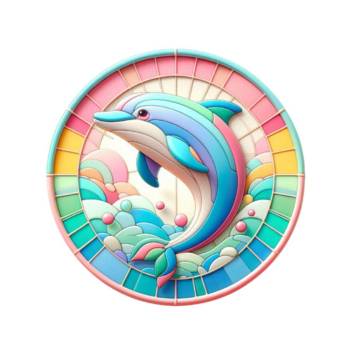 Xxl 30x30 car sticker - 30x30, dolphin